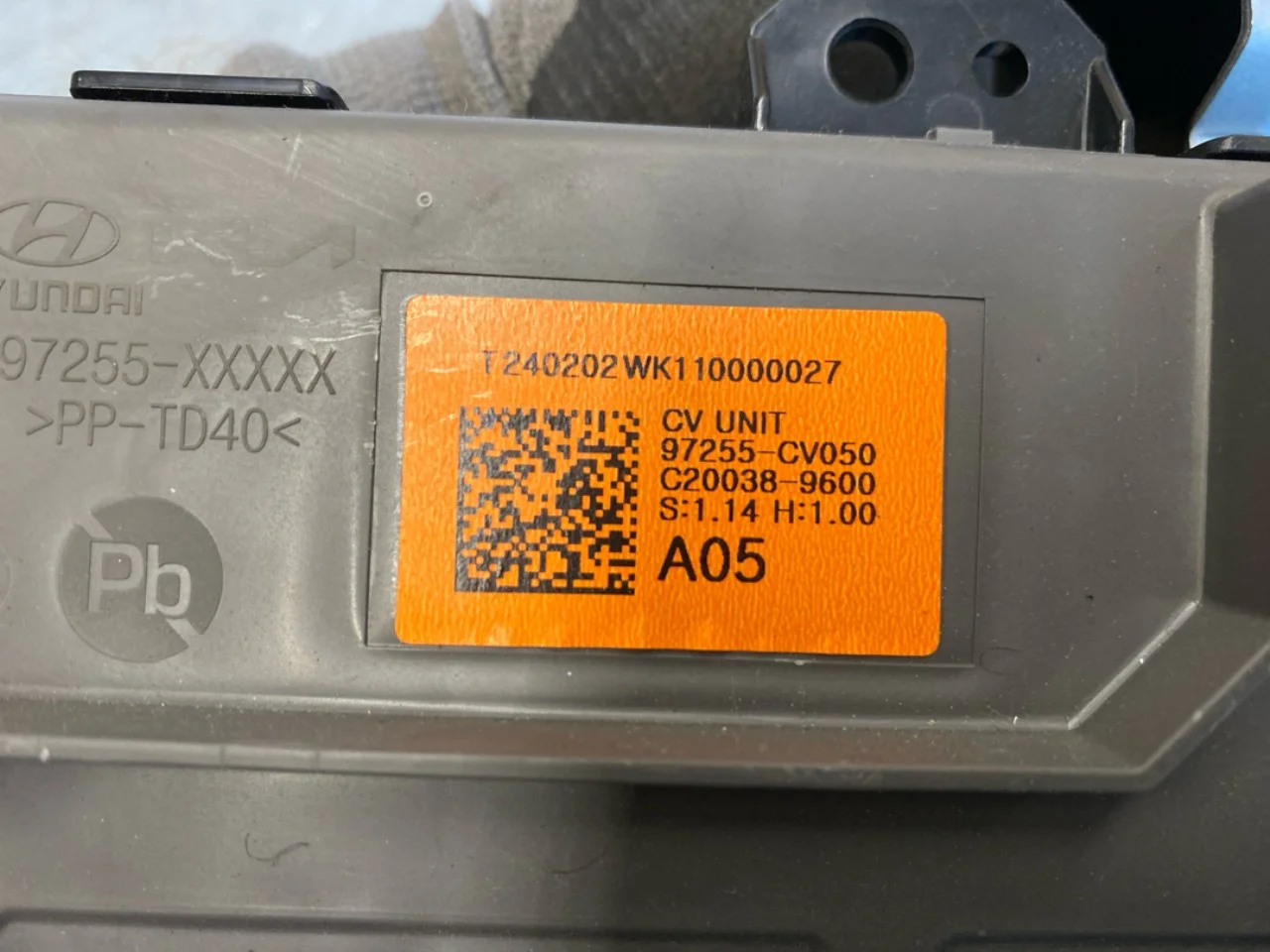 Kia EV6 2022- Vezérlőegység, klíma nézet 4
