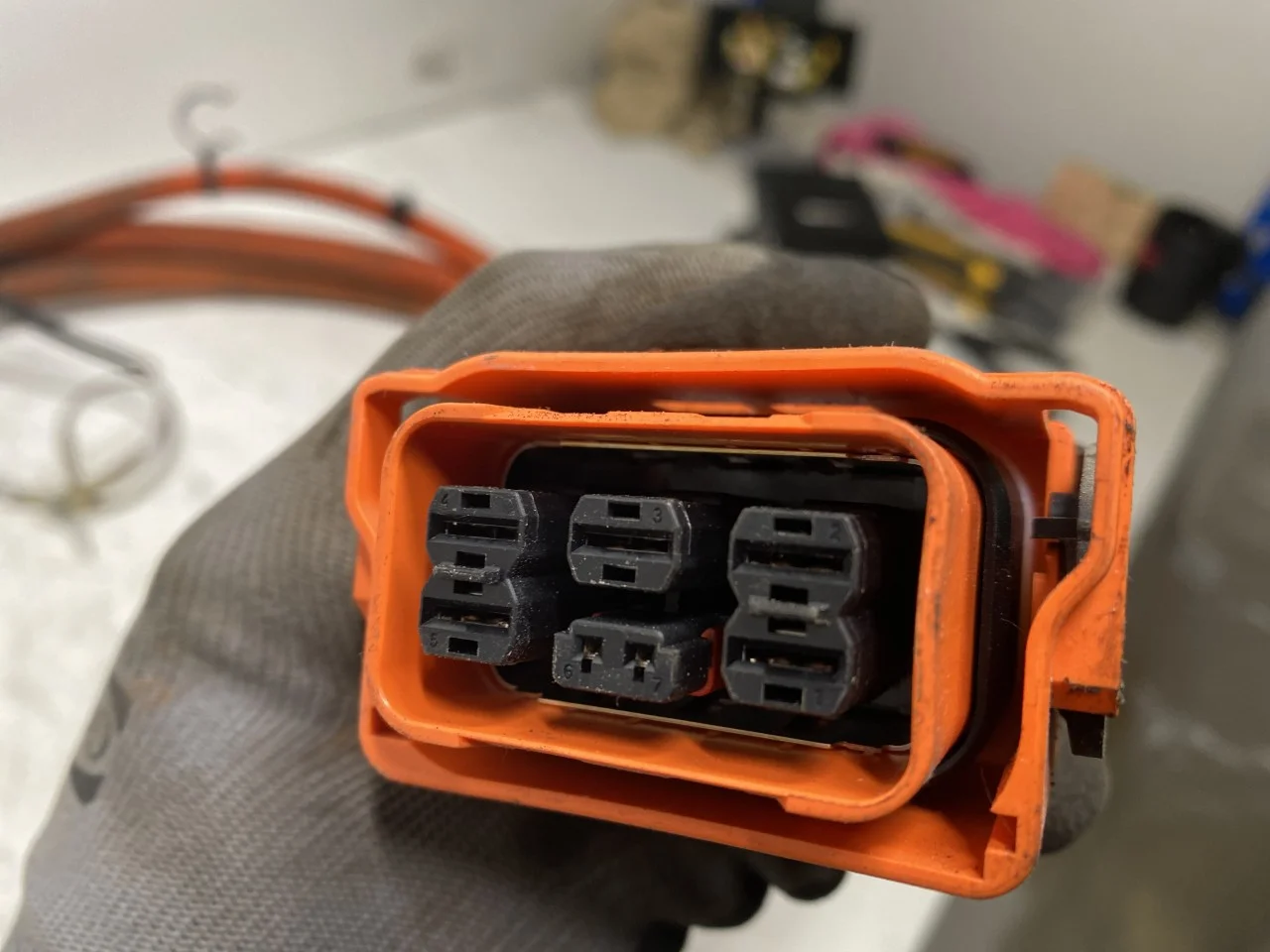 Audi E-TRON, S GE 2019- Wiring harness, high voltage view 4