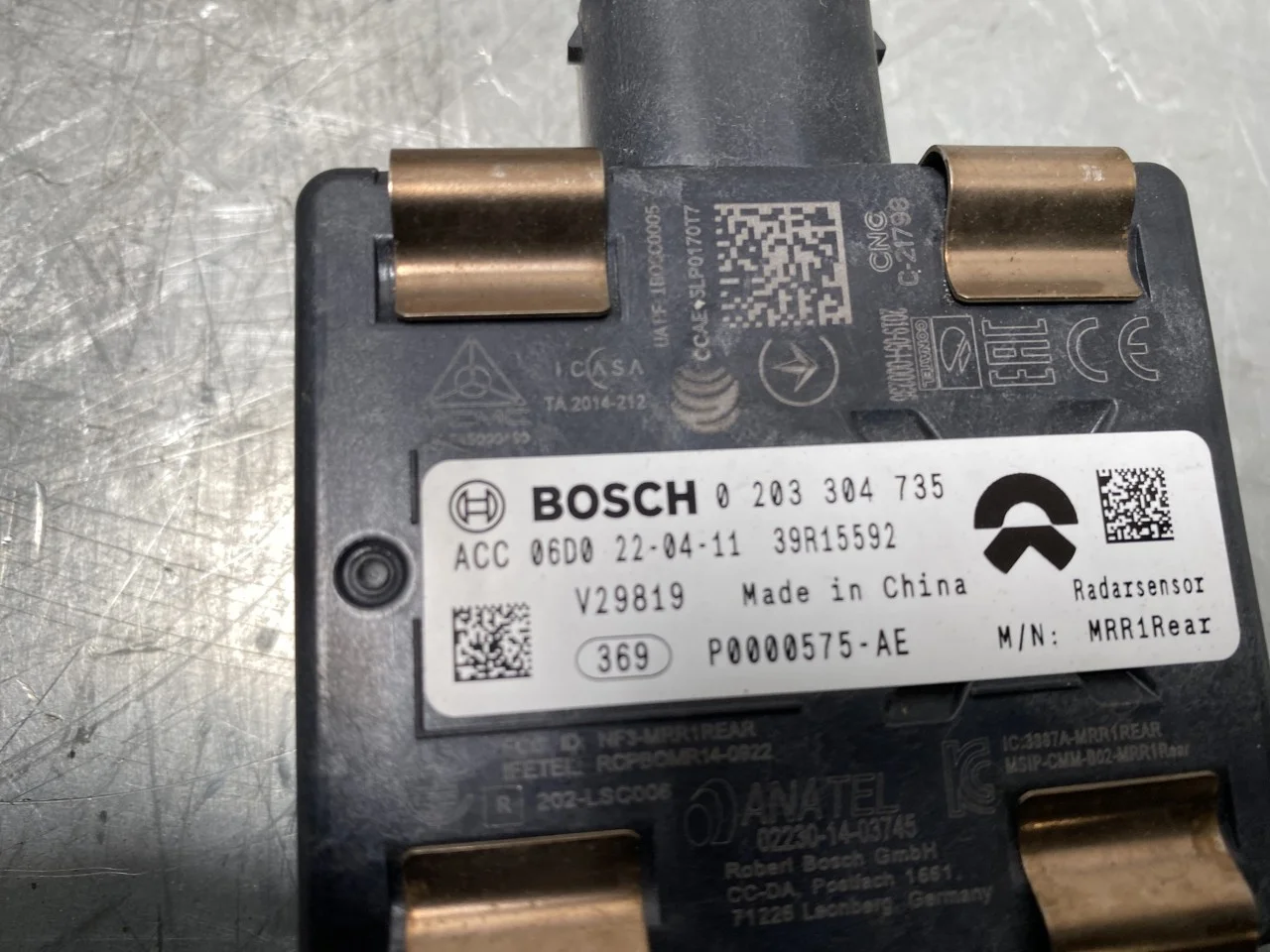 Nio ES8 23-24 Tempomat (adaptív) érzékelő nézet 2