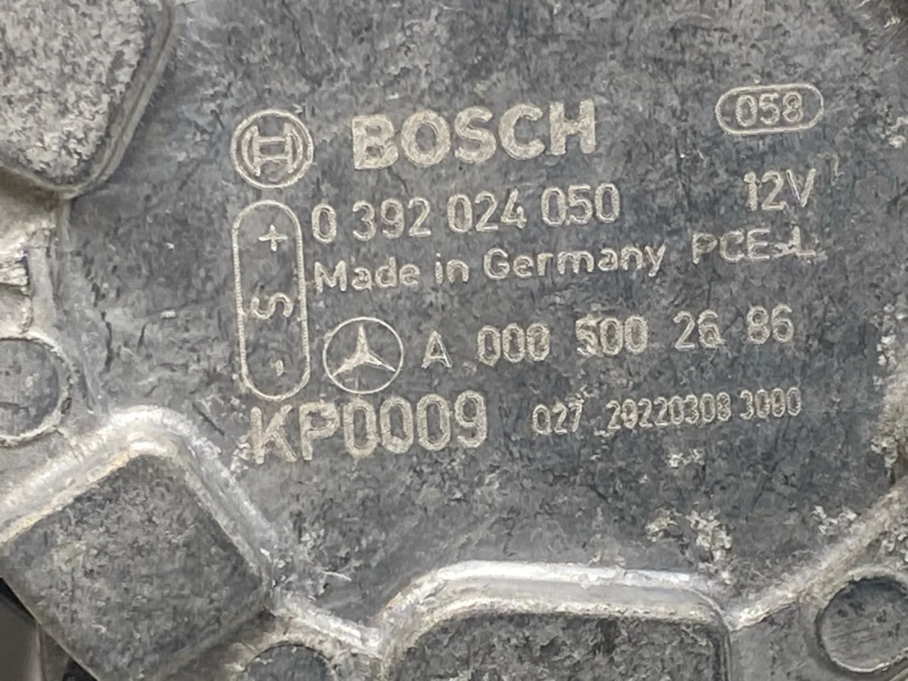 Mercedes EQA H243 2021- Keringtetőszivattyú nézet 3