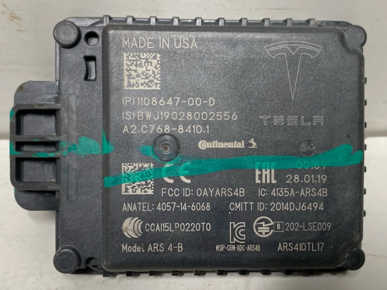 Tesla MODEL 3 2017--> Tempomat (adaptív) érzékelő nézet 3