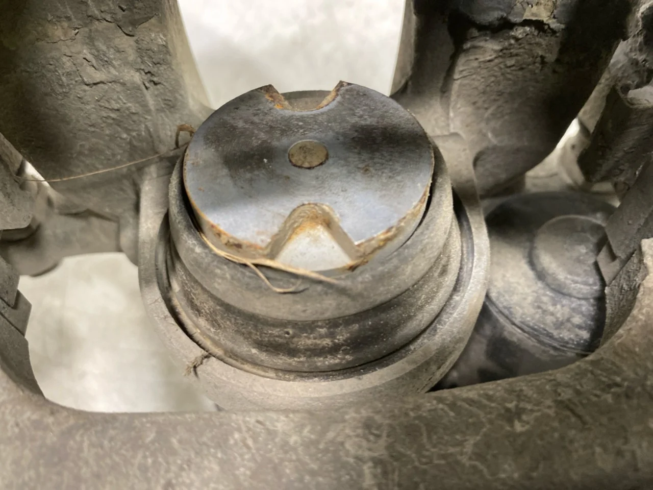 Hongqi E-HS9 2022- Rear left brake caliper view 4