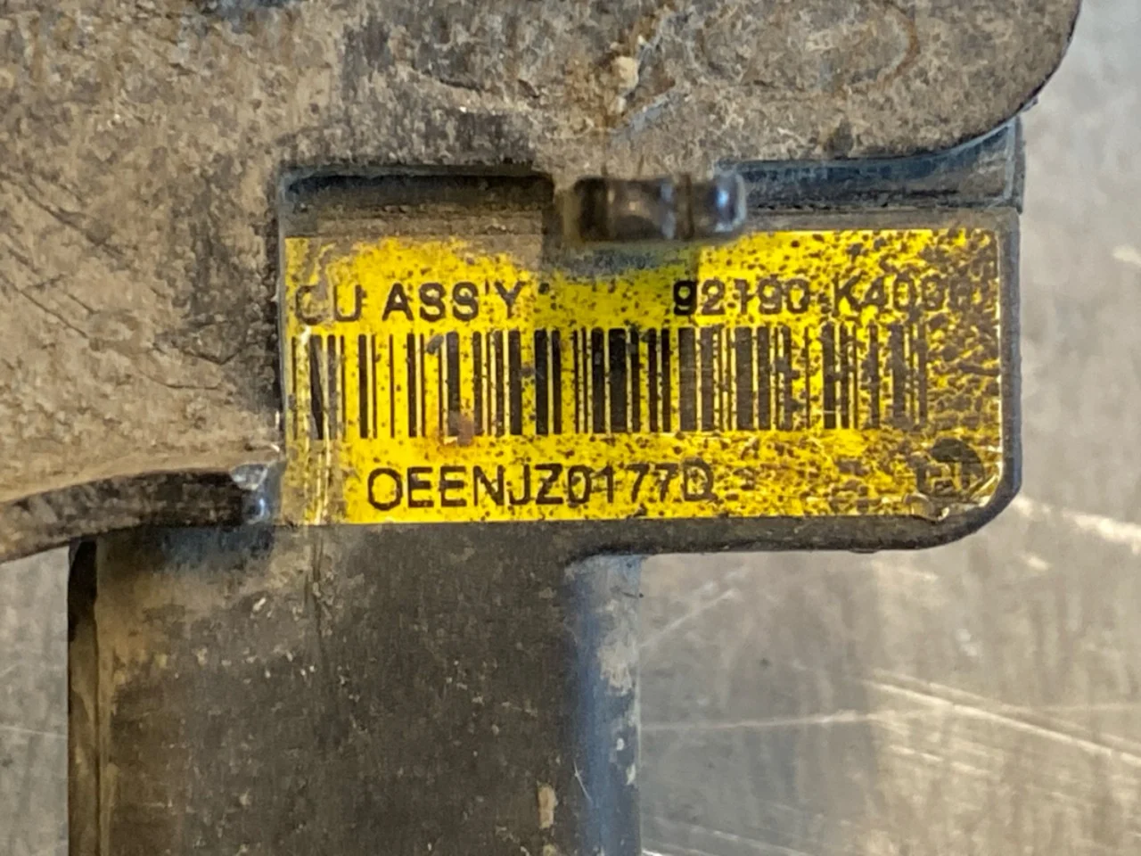 Hyundai KONA / ELECTRIC 2018-23 Level control / air suspension sensor view 4