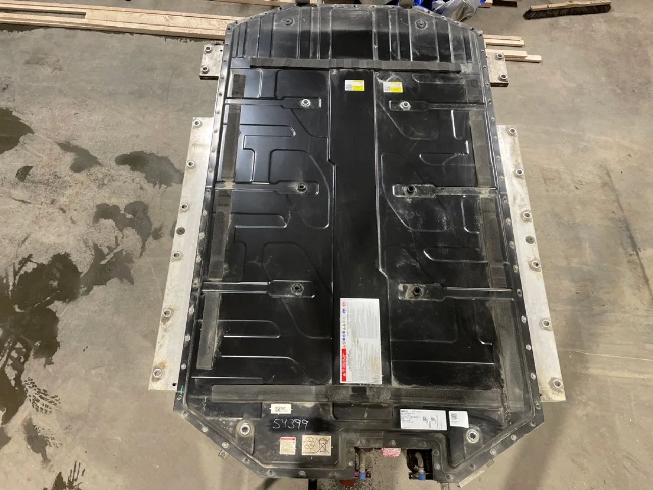 Kia EV6 2022- Baterie de înaltă tensiune vedere 4