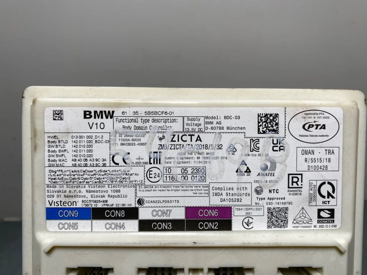 BMW I4 G26 2021-> Vezérlőegység, klíma nézet 4