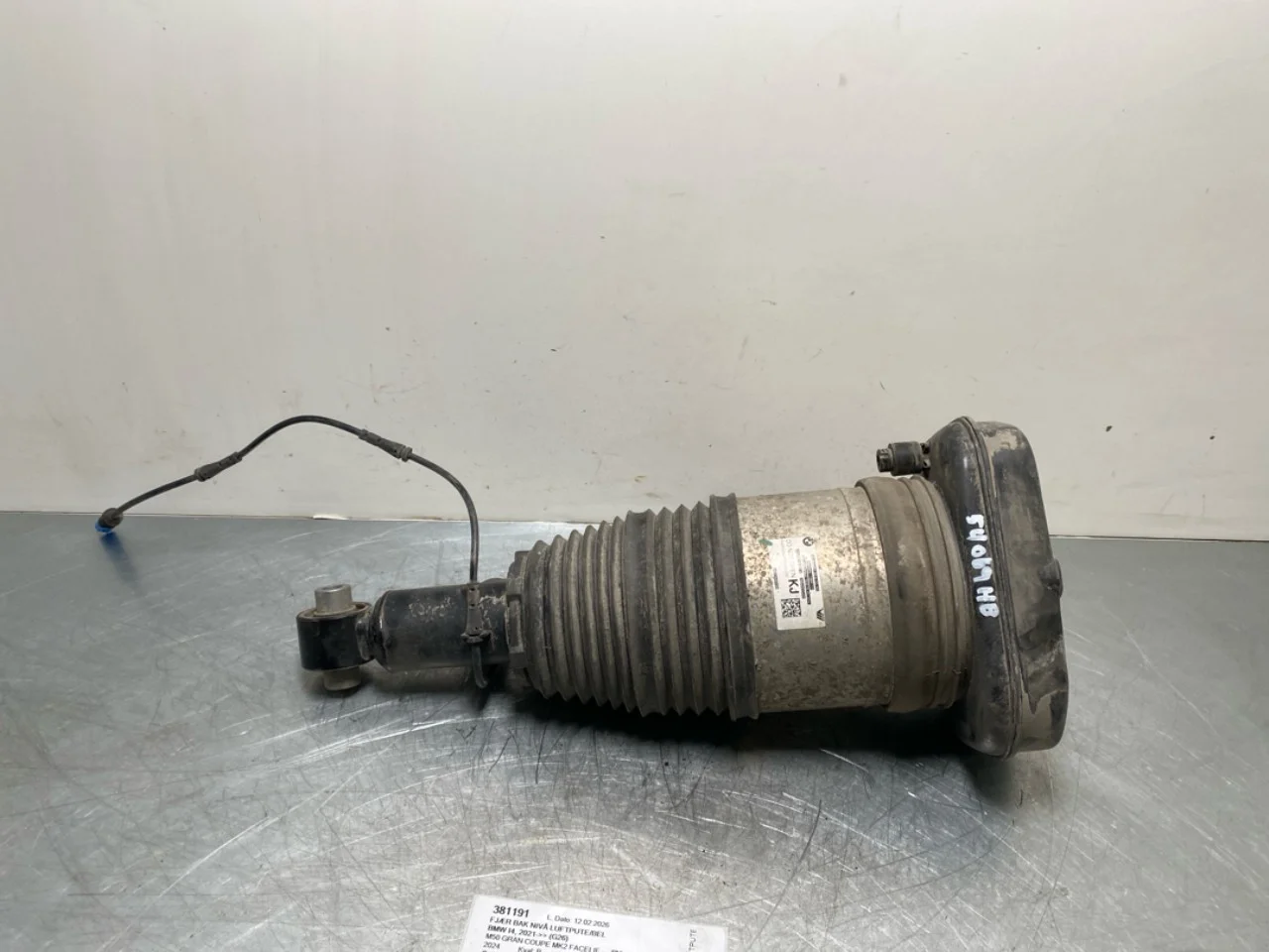 BMW I4 G26 2021-> Air spring bellows / air cushion, level control view 3