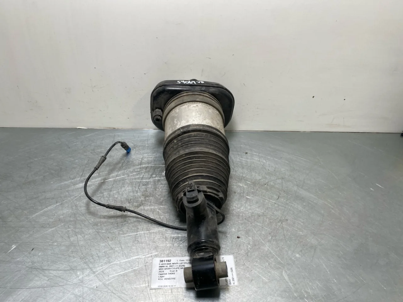 BMW I4 G26 2021-> Burduf pernă de aer / pernă pneumatică, reglaj nivel vedere 3