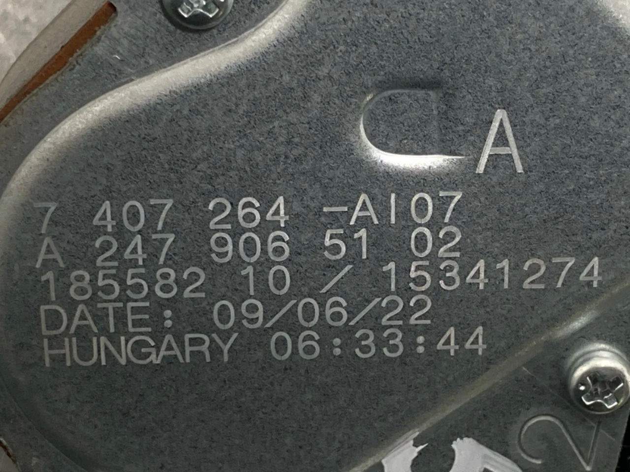Mercedes EQA H243 2021- Ablaktörlő motor, csomagtérajtó nézet 3