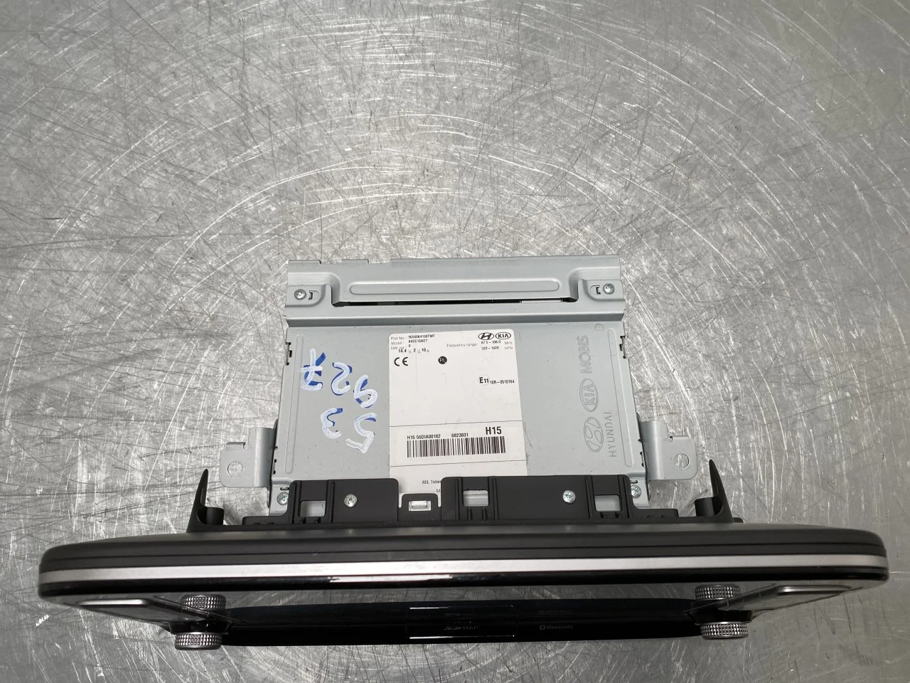 Hyundai KONA / ELECTRIC 2018-23 GPS navigáció nézet 2