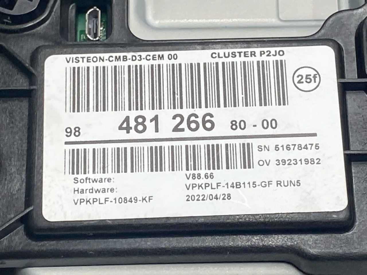 Opel / Vauxhall CORSA F 2020- Műszeregység, kombinált / komplett nézet 3