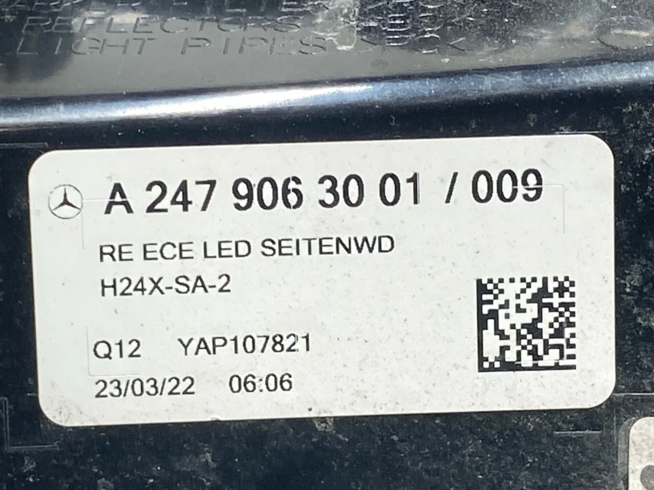 Mercedes EQA H243 2021- Lampă spate dreapta vedere 3