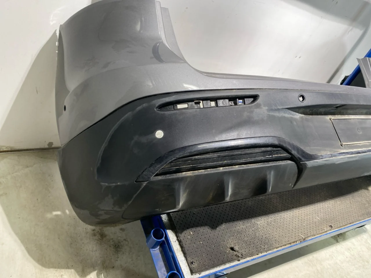 Mercedes EQB X243 2022- Rear bumper view 2