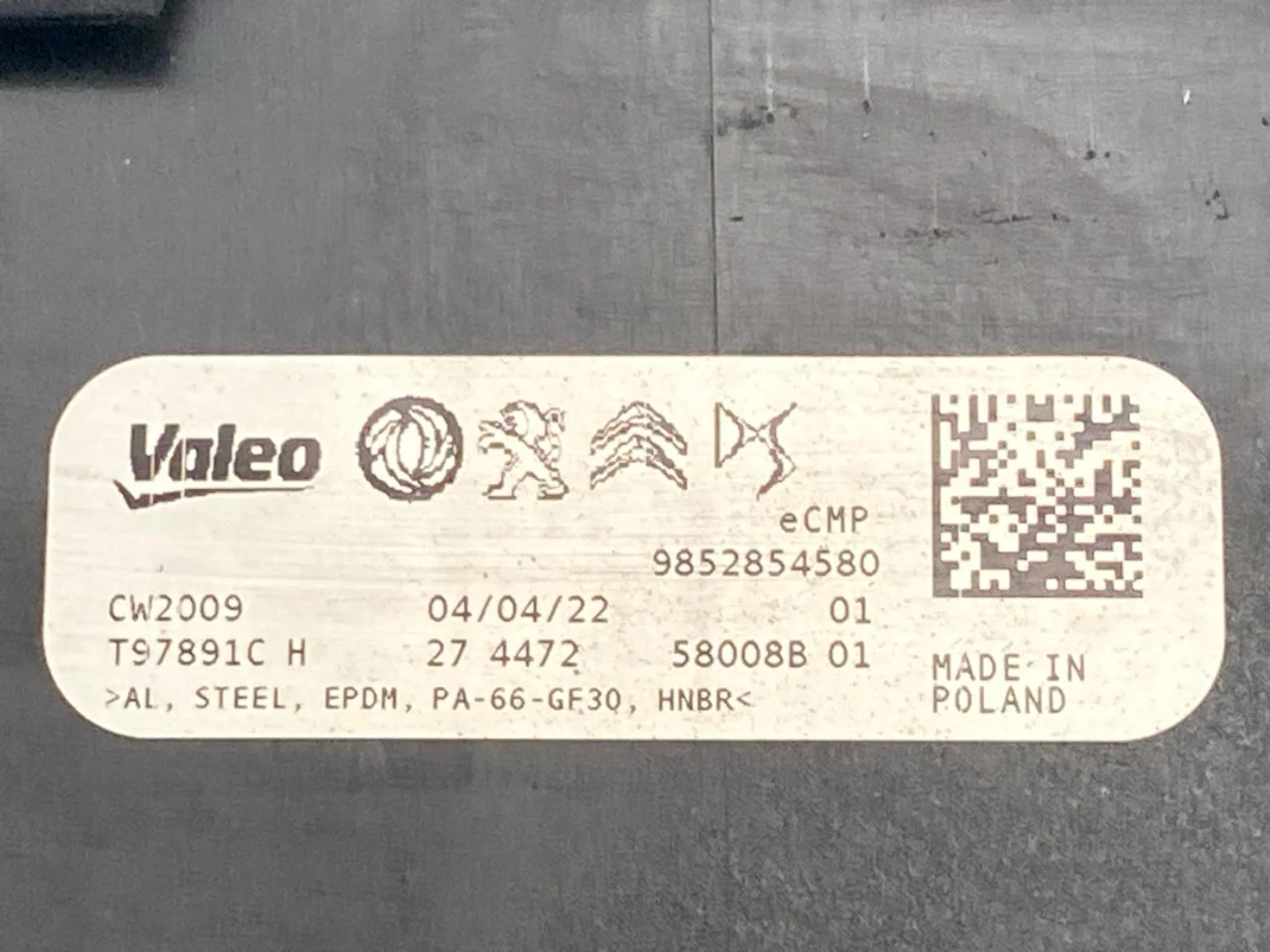 Opel / Vauxhall OPEL MOKKA 21 > Klíma aktívszén szűrő nézet 3