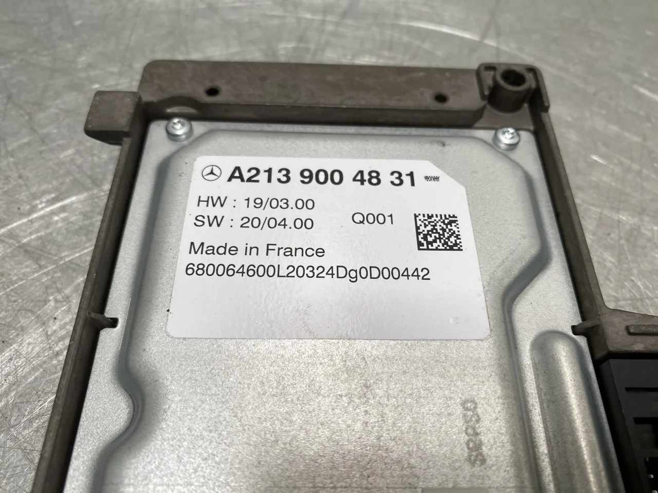 Mercedes EQC 2020- Tempomat (adaptív) érzékelő nézet 4