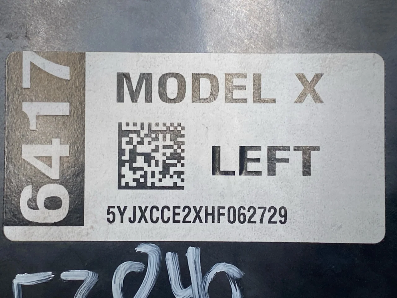 Tesla MODEL X 2016- Vezérlőegység, ajtó nézet 3