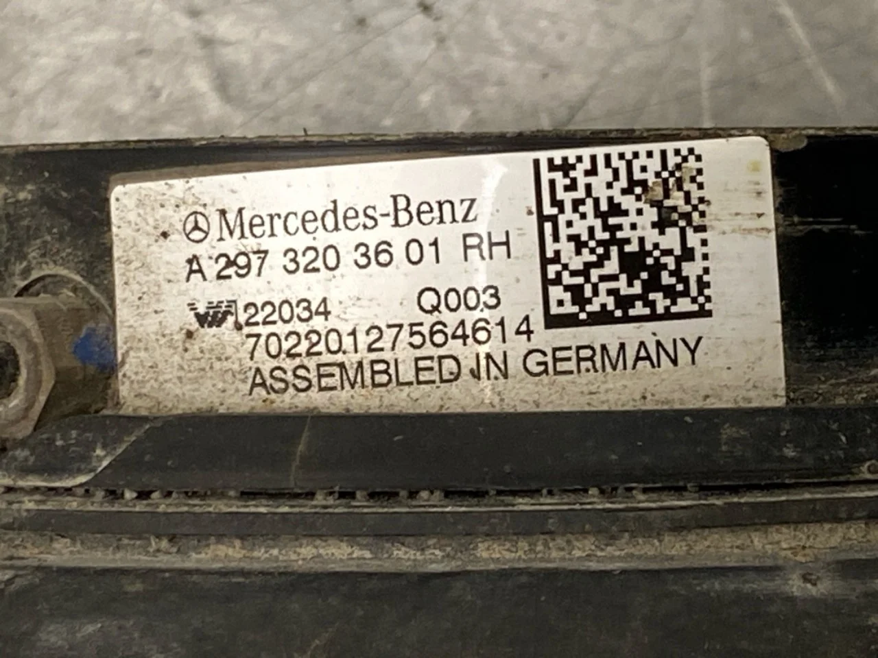 Mercedes EQS V297 2022- Burduf pernă de aer / pernă pneumatică, reglaj nivel vedere 4