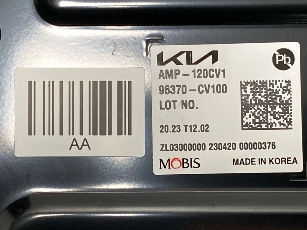 Kia EV6 2022- Rádió / hifi erősítő nézet 3