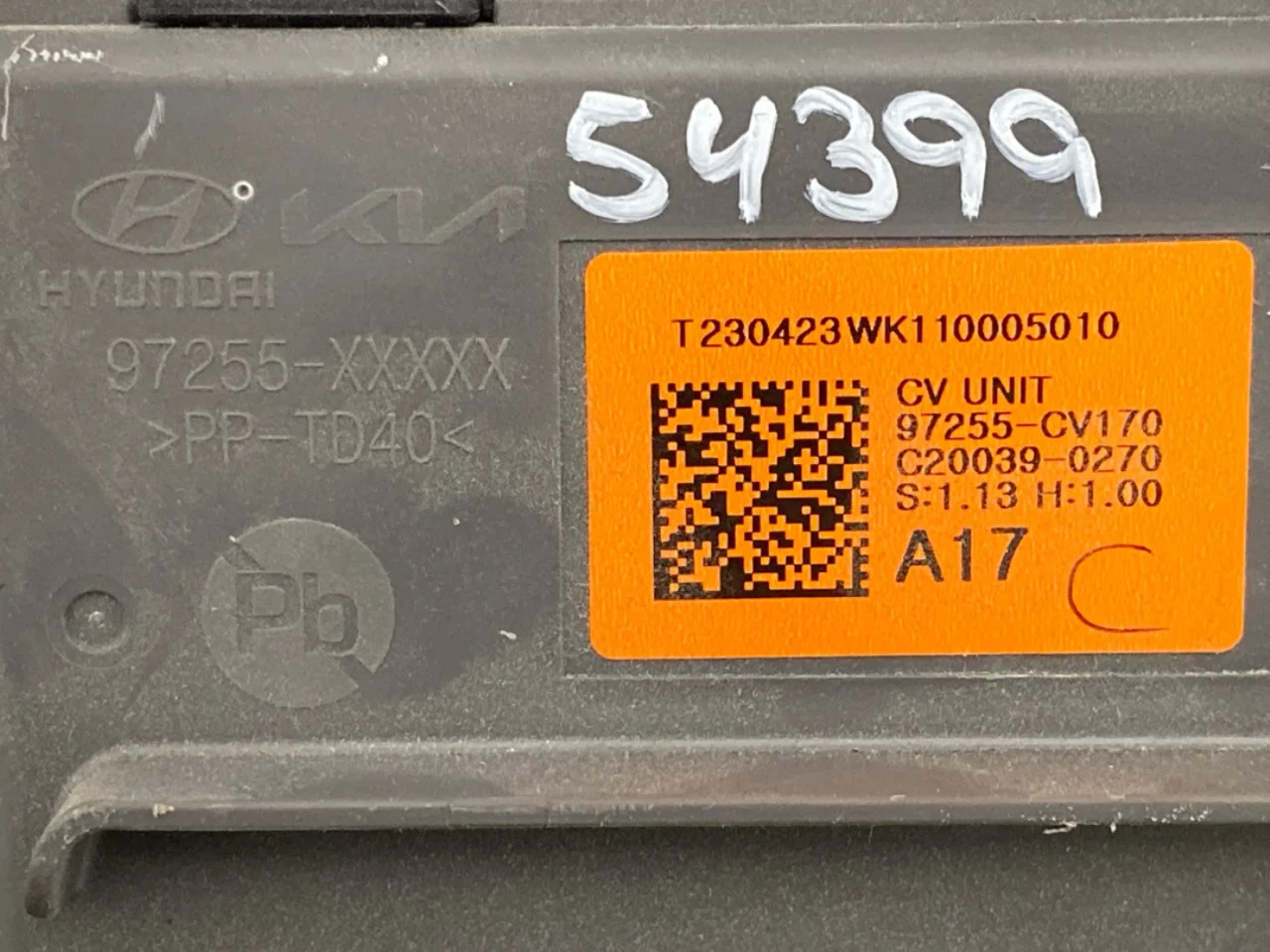 Kia EV6 2022- Vezérlőegység, klíma nézet 4