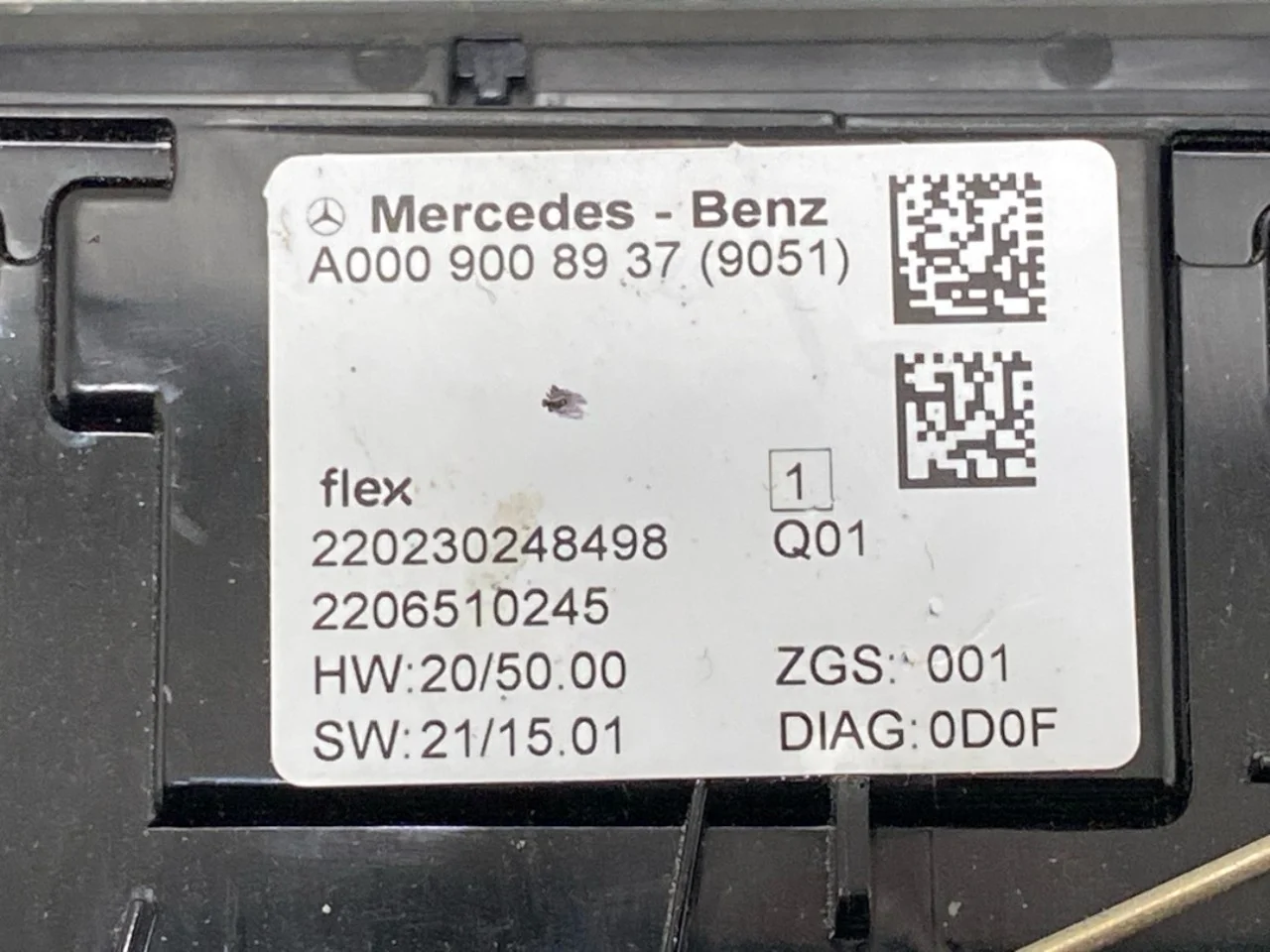 Mercedes EQS V297 2022- Tetővilágítás (belső lámpa) nézet 3