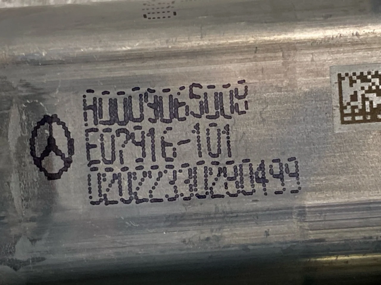 Mercedes EQS V297 2022- Ablakemelő motor nézet 3