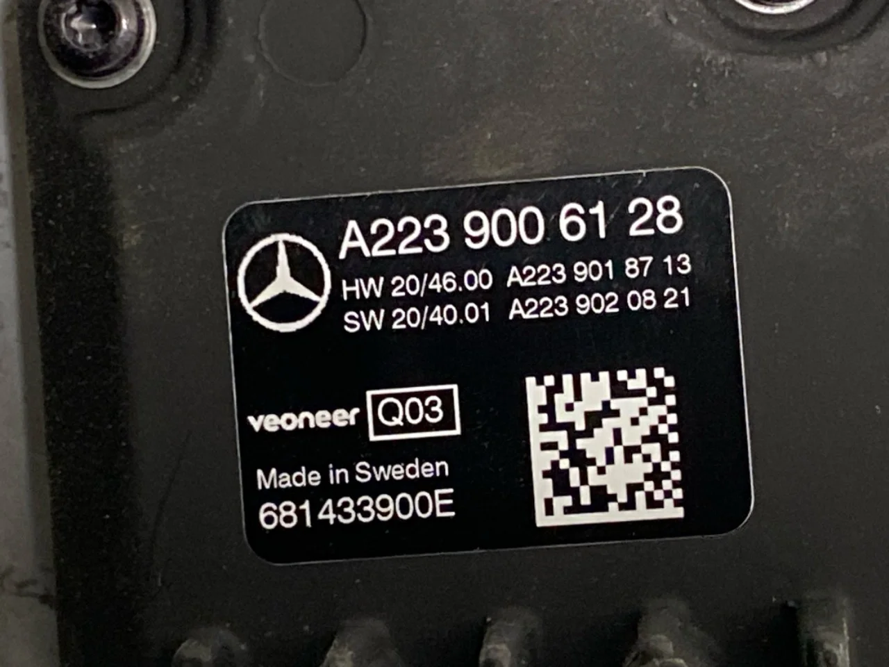 Mercedes EQS V297 2022- Exterior camera view 4