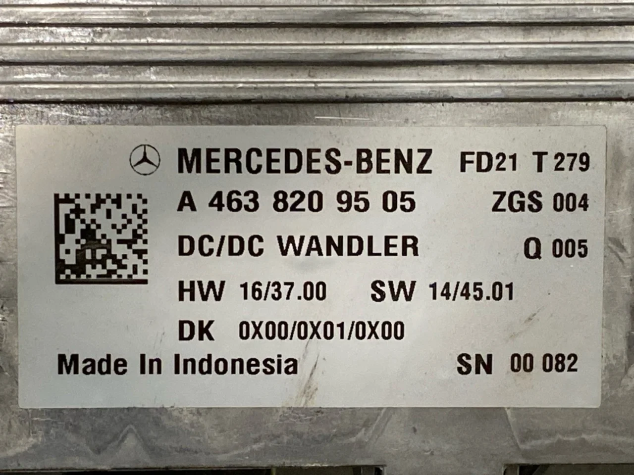 Mercedes EQS V297 2022- Töltés relé nézet 3