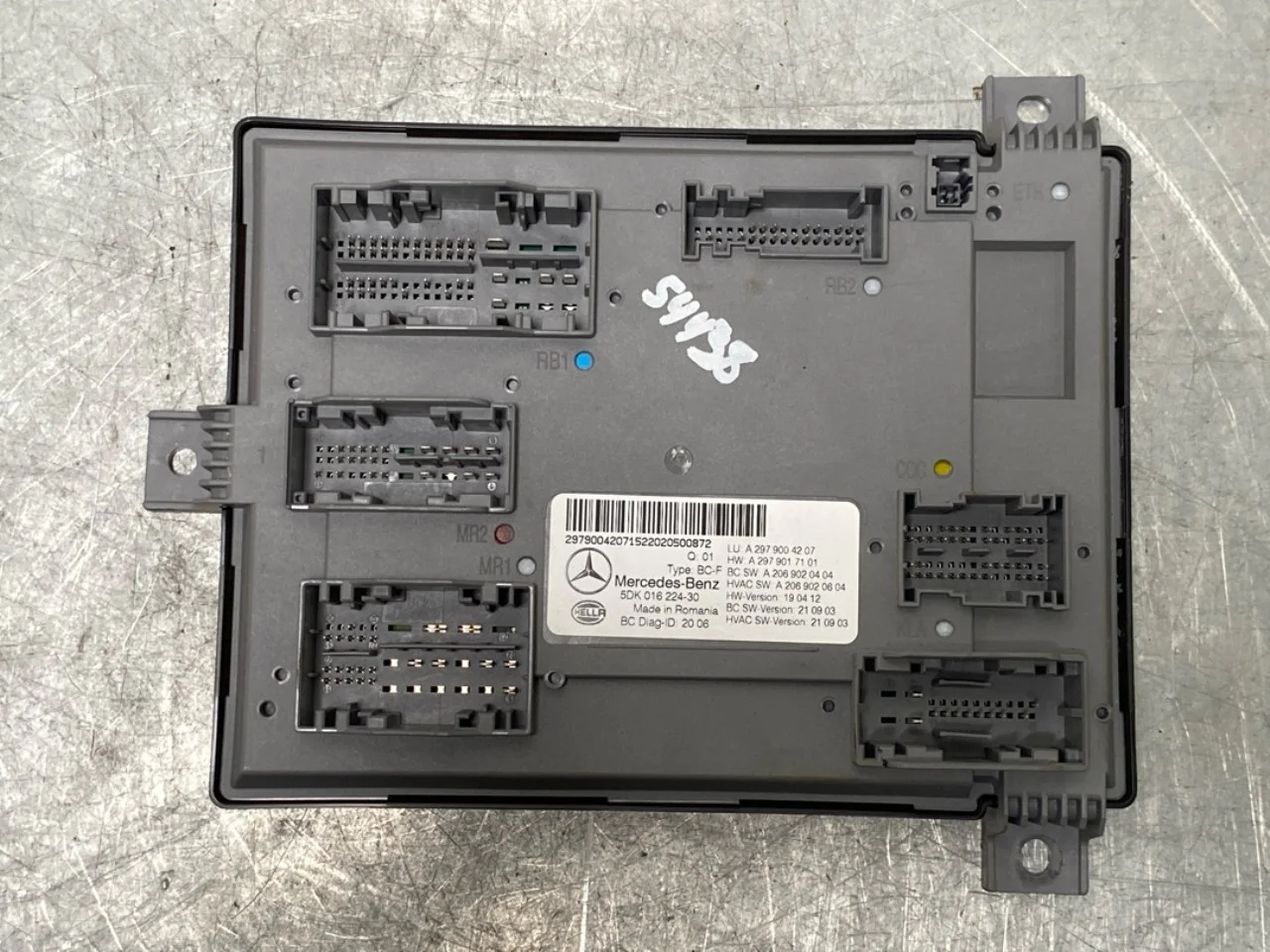 Mercedes EQS V297 2022- Vezérlőegység, egyéb
