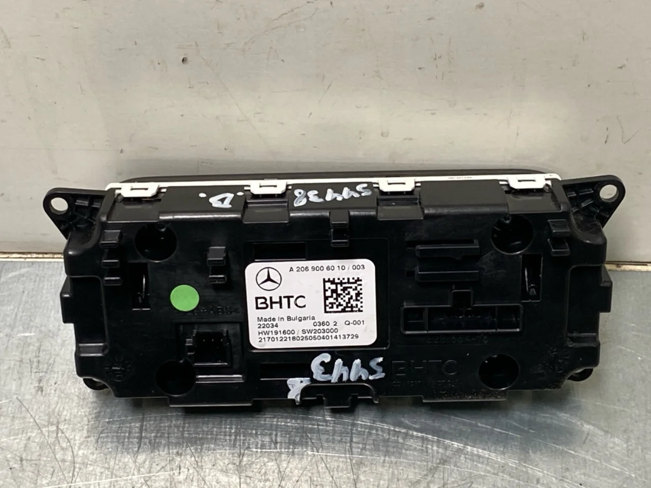 Mercedes EQS V297 2022- Klíma kezelőegység / kijelző nézet 2