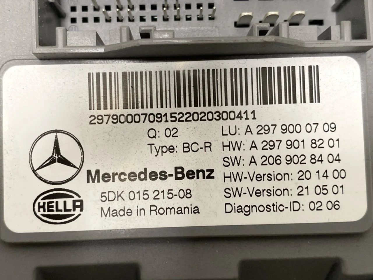 Mercedes EQS V297 2022- Vezérlőegység, egyéb nézet 3