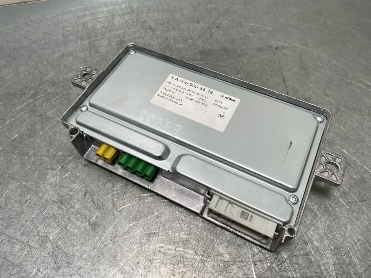 Mercedes EQS V297 2022- Vezérlőegység, parkolássegéd nézet 2