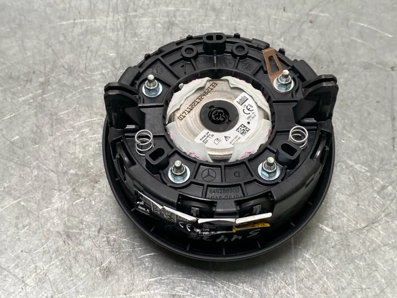 Mercedes EQS V297 2022- Légzsák, kormánypárna nézet 3