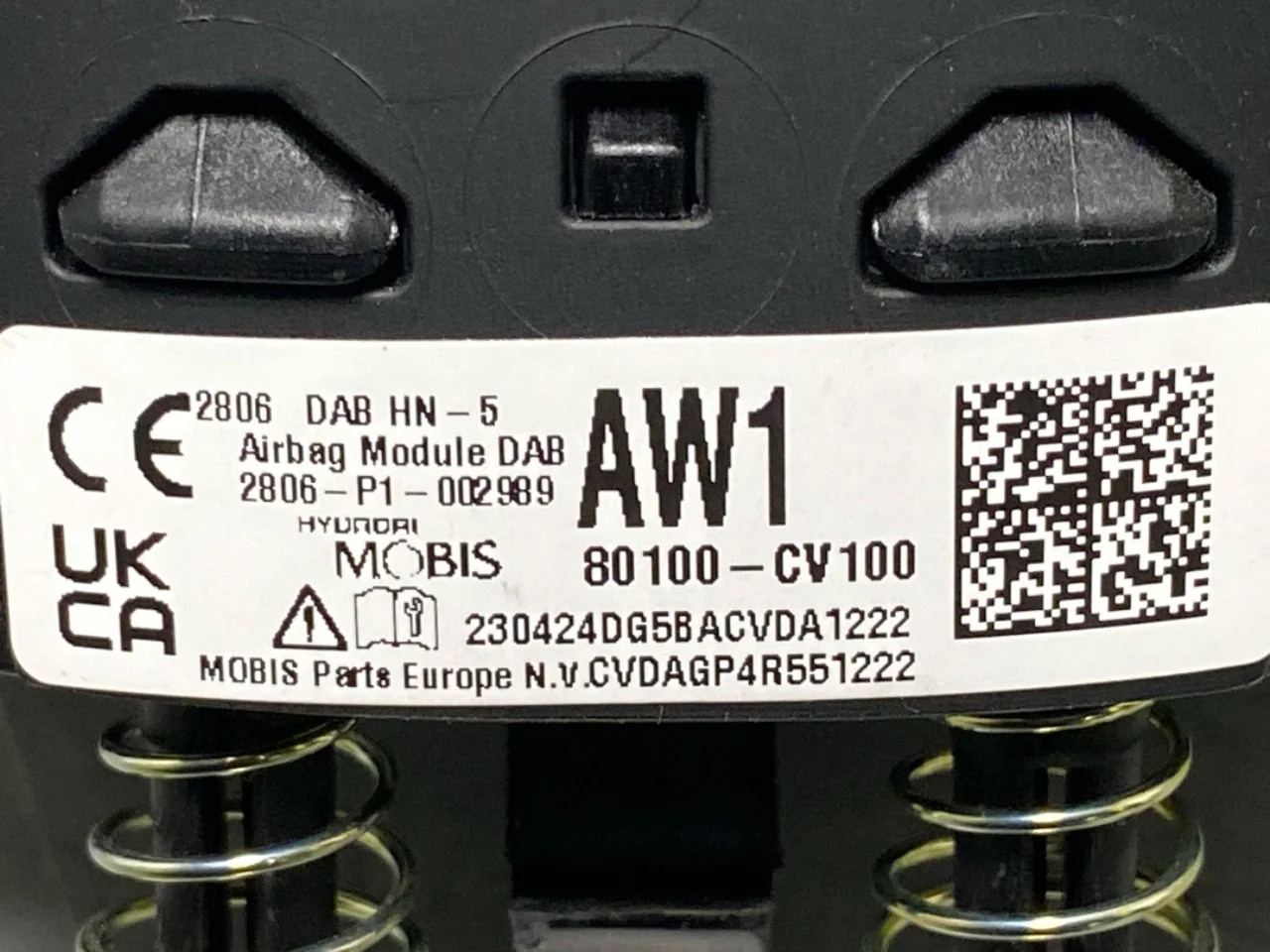 Kia EV6 2022- Légzsák, kormánypárna nézet 4