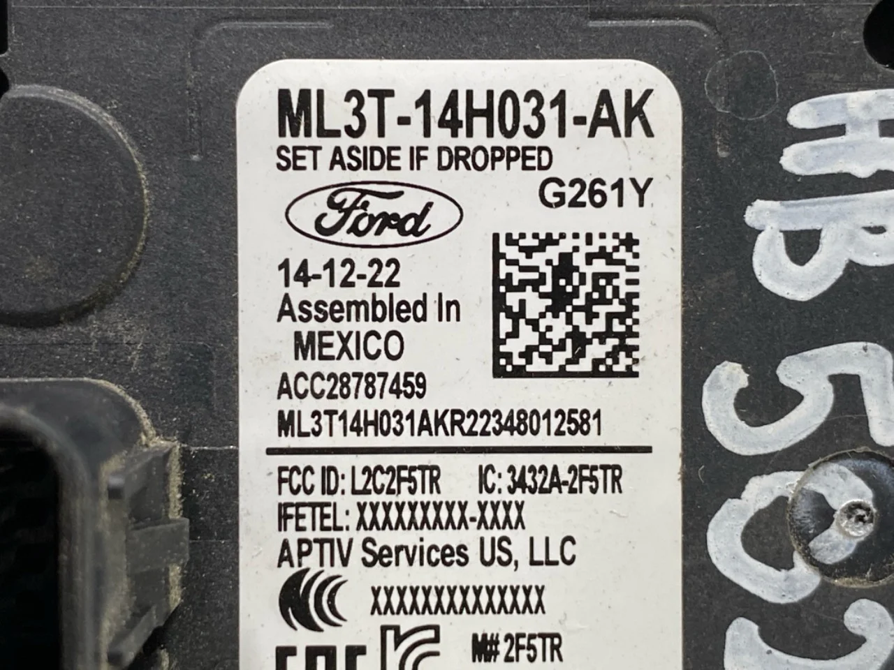 Ford MUSTANG MACH-E 2021- Tempomat (adaptív) érzékelő nézet 3