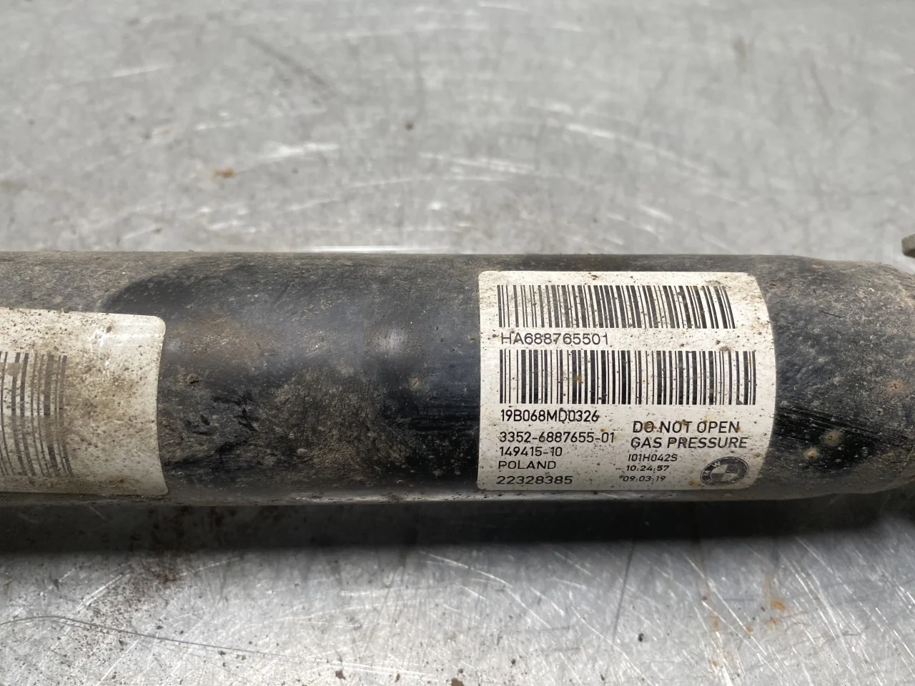 BMW I3 I01 2013-22 Amortizor tip McPherson, spate dreapta vedere 2