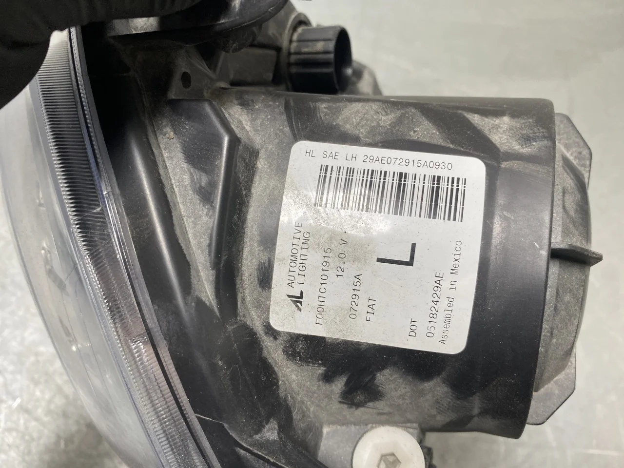 Fiat 500 2007->>24 Fényszóró, bal nézet 4