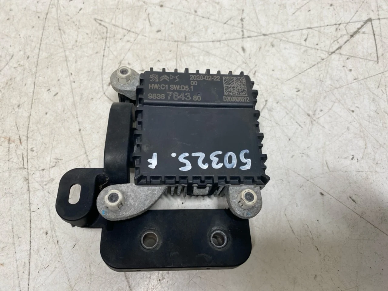 Peugeot 208/E-208 2020-> Tempomat (adaptív) érzékelő