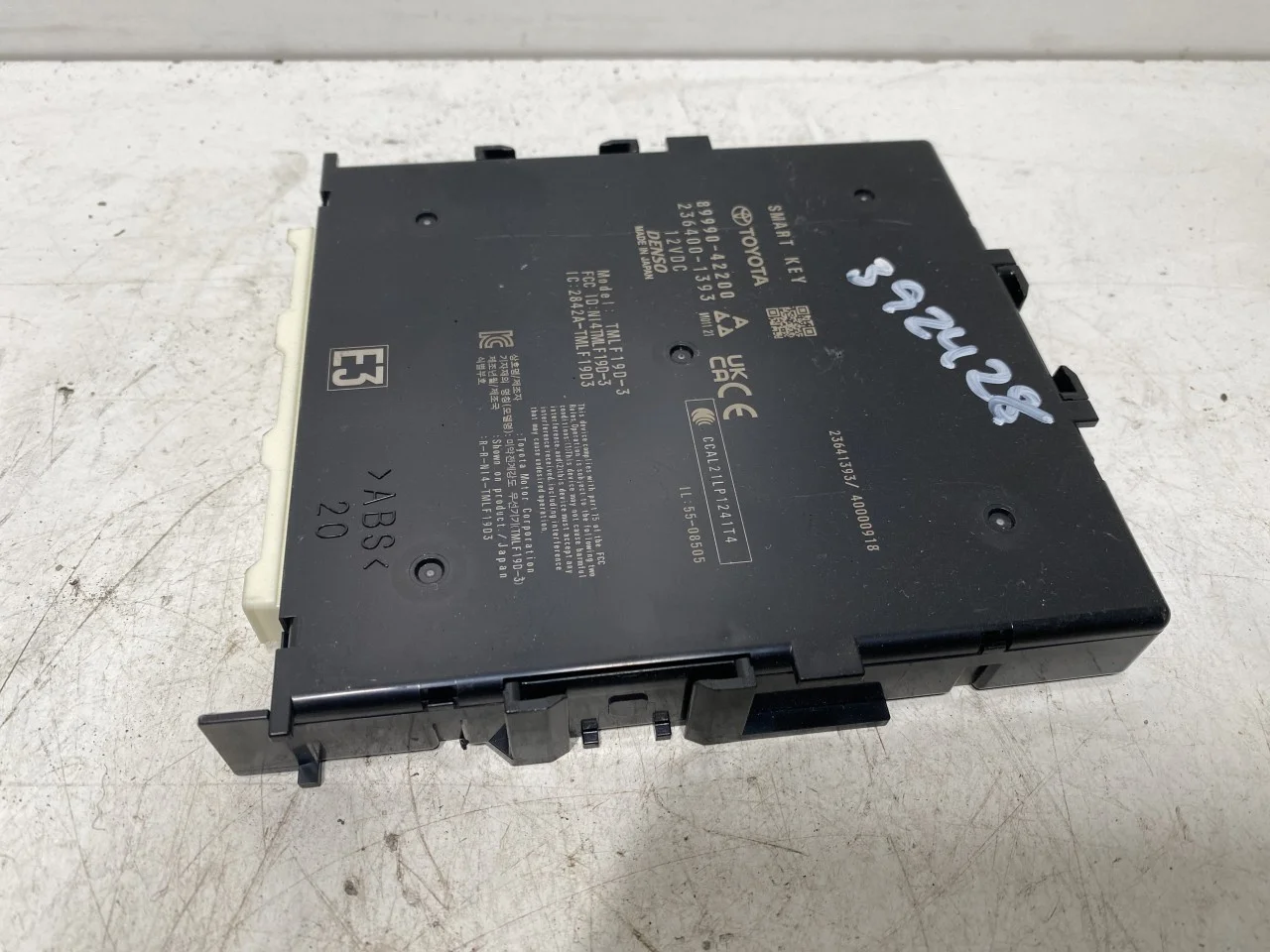 Toyota BZ4X EA10 2022- Vezérlőegység, kulcs nélküli rendszer