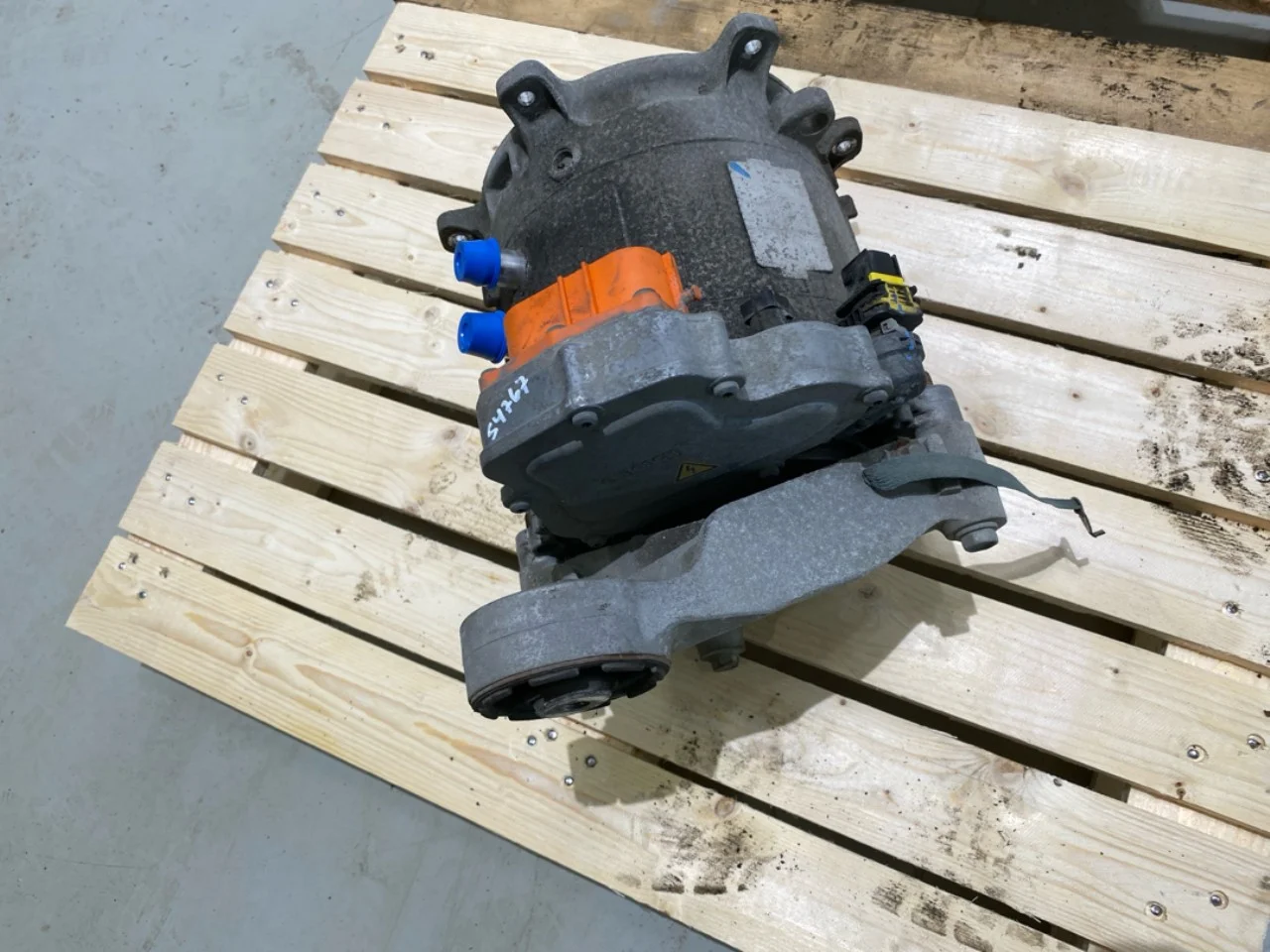 Fiat 500 2007->>24 Elektromos motor, első nézet 4