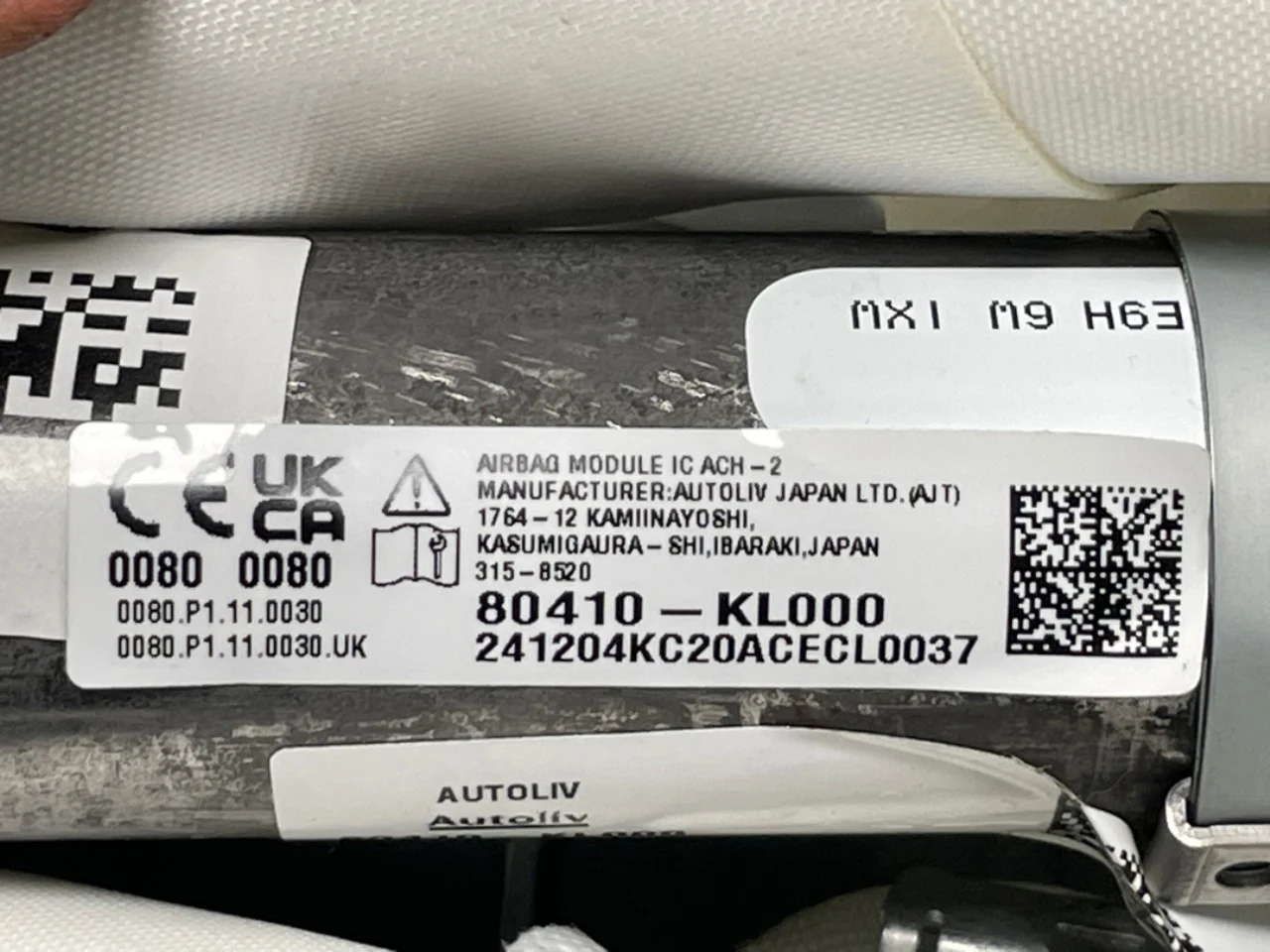 Hyundai IONIQ 6 CE 2023->> Légzsák, oldalsó függöny, bal nézet 4
