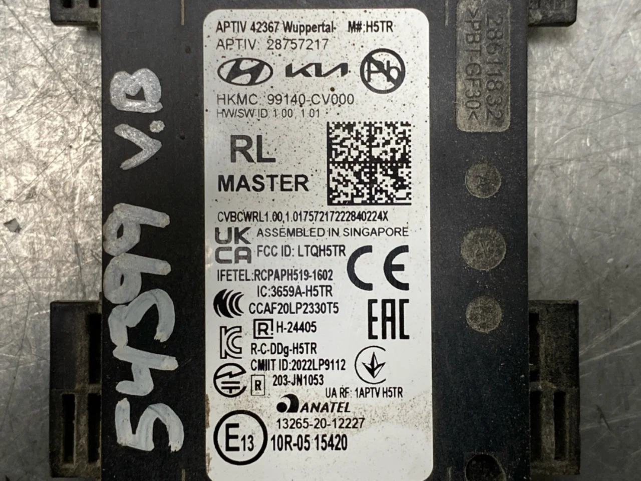 Kia EV6 2022- Aktív ütközésvédelem érzékelő nézet 3