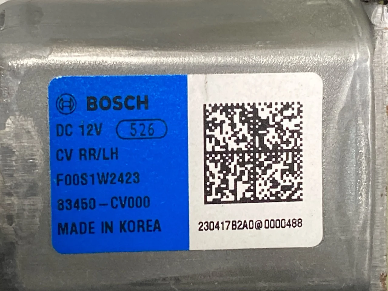 Kia EV6 2022- Motor macara geam vedere 3
