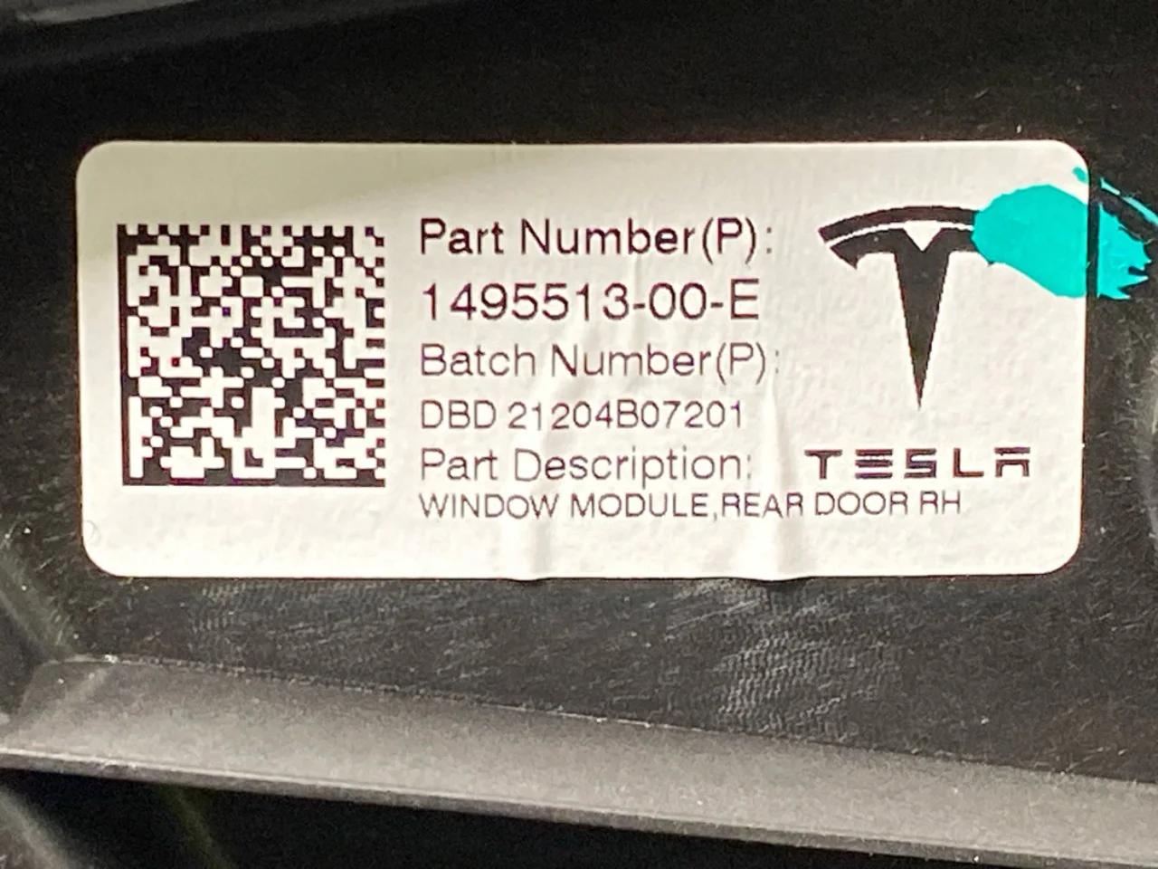 Tesla MODEL Y 2021- Macara geam electrică, completă vedere 3