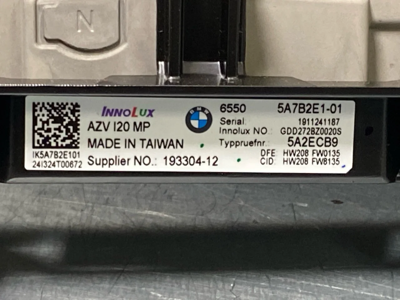 BMW IX 2022- Multifunkciós kijelző nézet 4