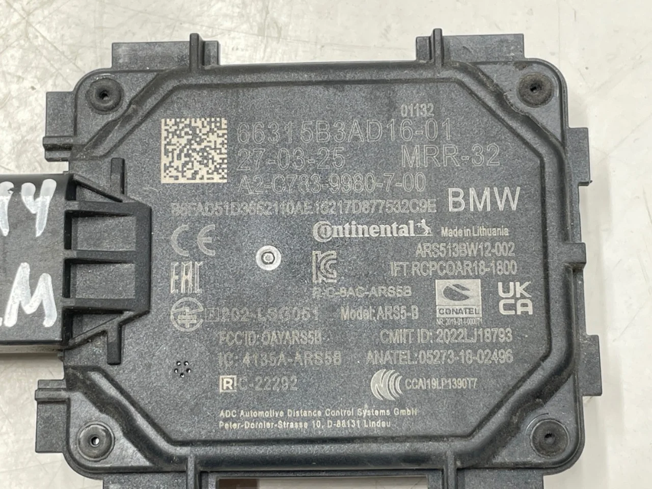 BMW IX 2022- Tempomat (adaptív) érzékelő nézet 3