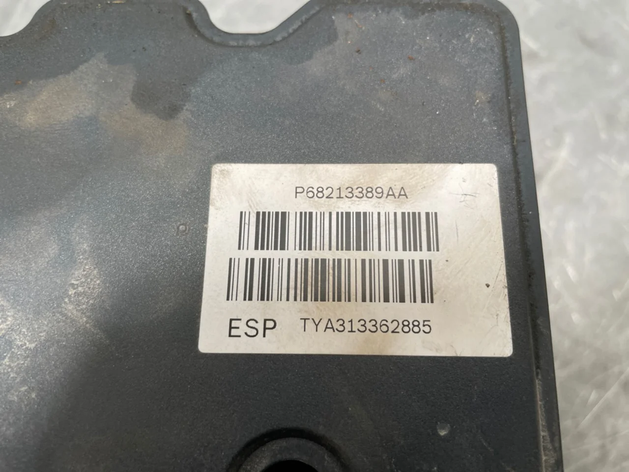 Fiat 500 2007->>24 ABS hidraulika egység (tömb) nézet 4