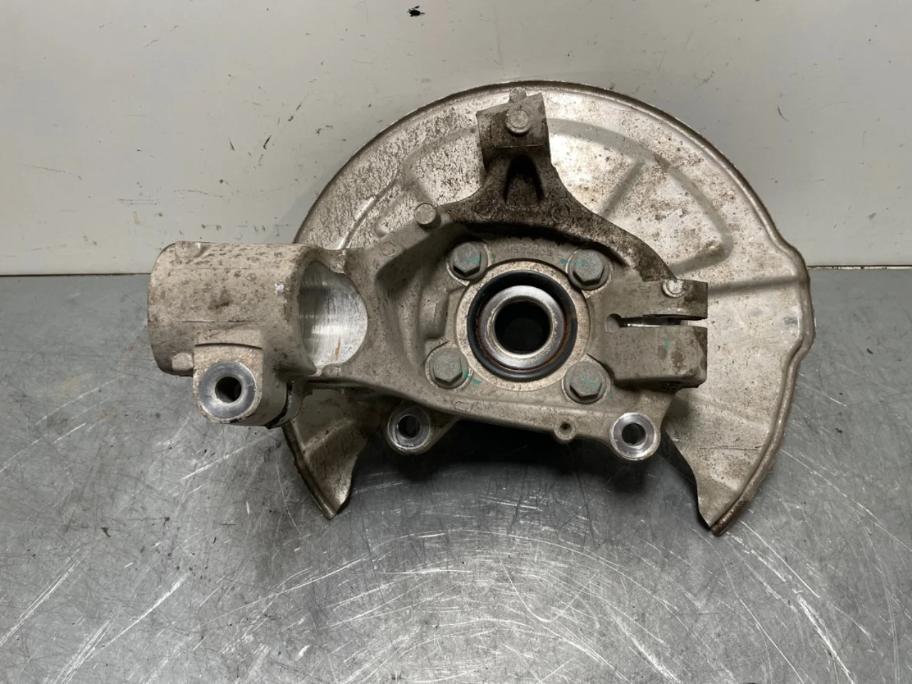 Front right steering knuckle view 3