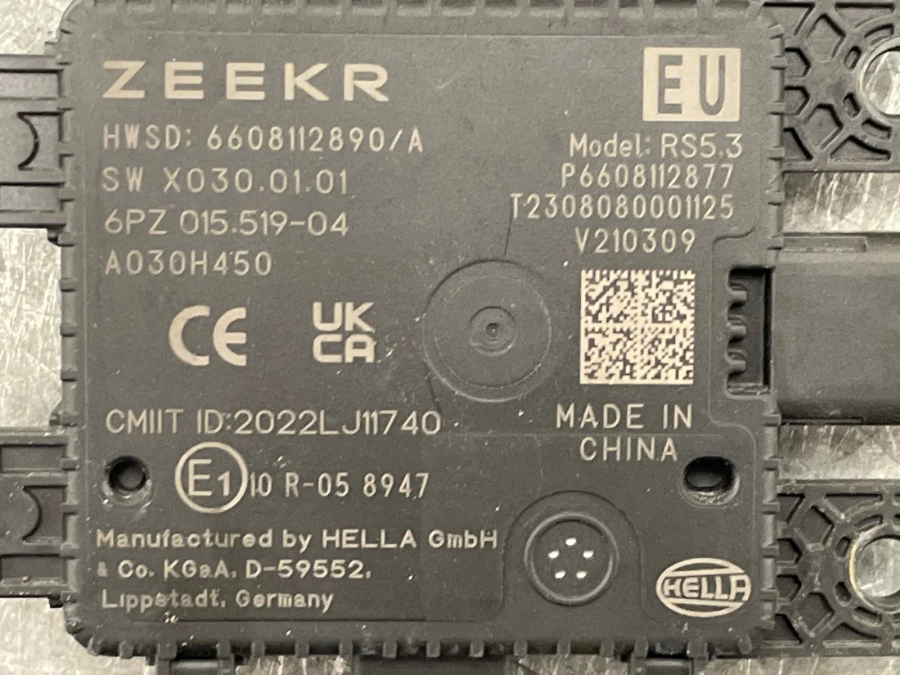 Aktív ütközésvédelem érzékelő nézet 4