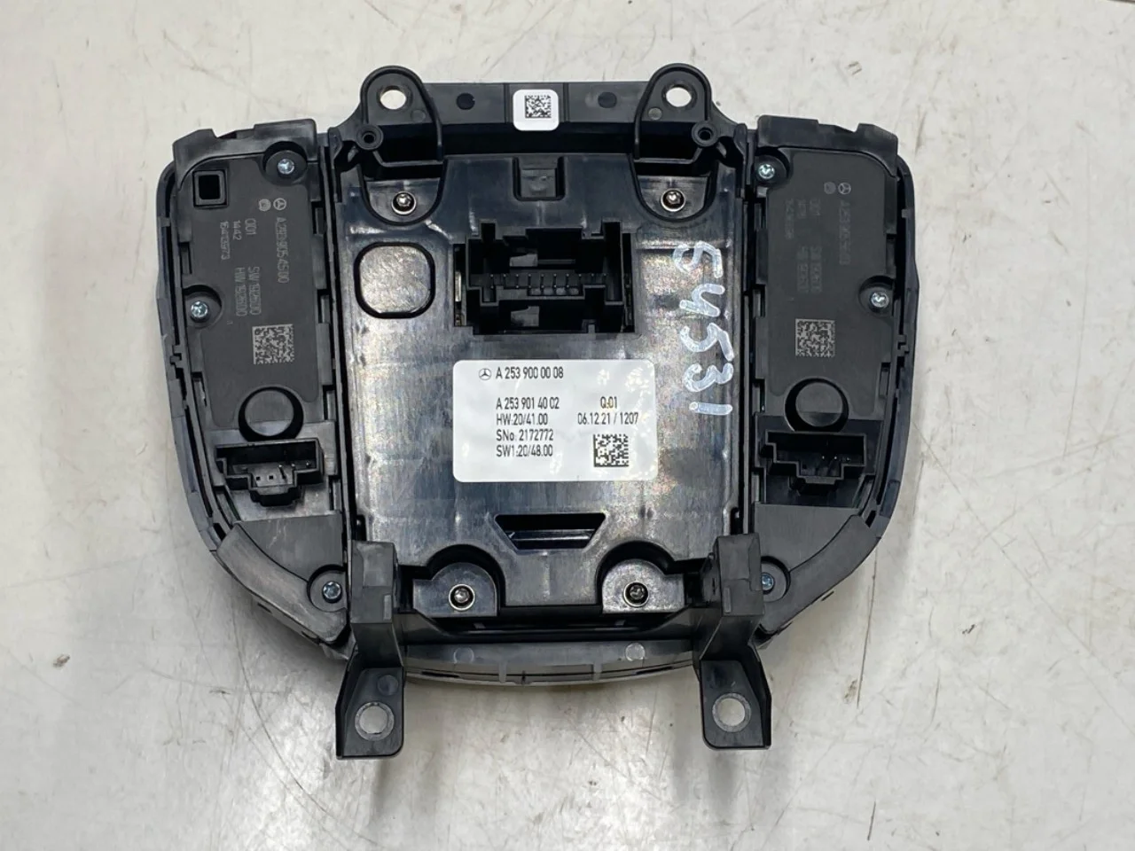 Mercedes EQC 2020- GPS navigáció nézet 3