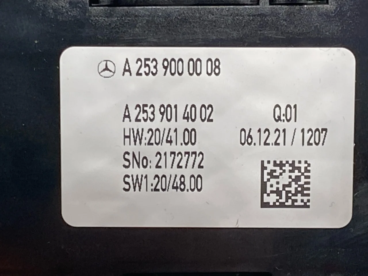 Mercedes EQC 2020- GPS navigáció nézet 4