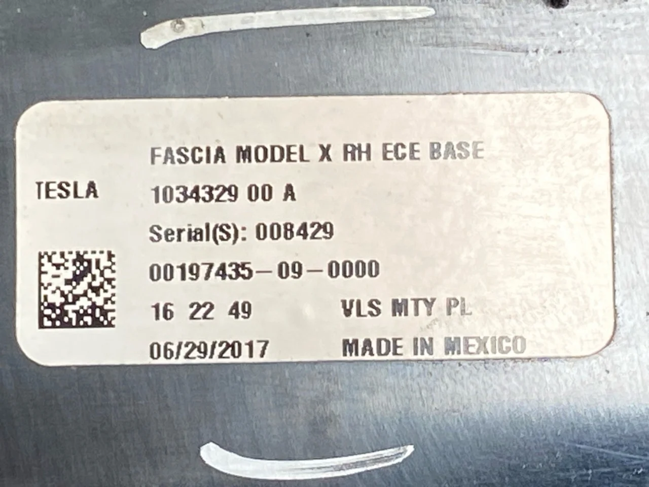Tesla MODEL X 2016- Kanyar- / ködlámpa nézet 2